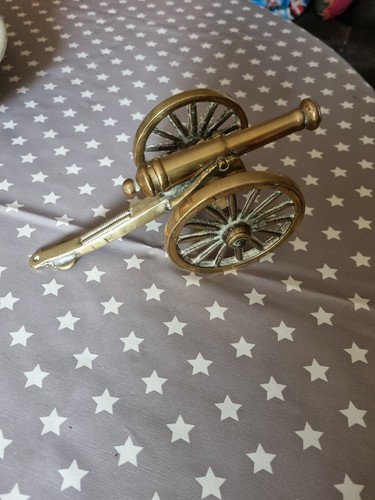 Heavy vintage brass artillery - vintage,
