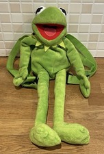 Kermit The Frog 17” BackPack Rucksack Soft Toy Muppets Disney 2012