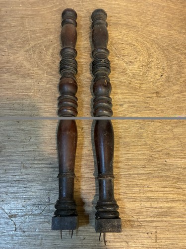 Pair antique longcase clock - of,