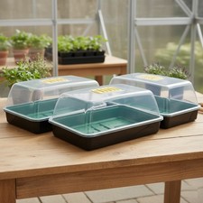 3 Greenhouse Propagator Set