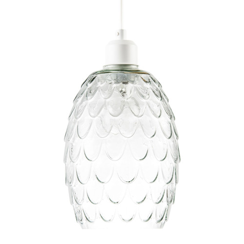 Modern clear embossed glass - modern,