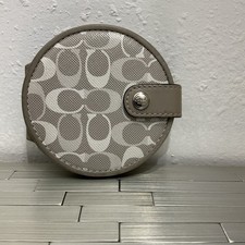 Coach Signature Round Mirror