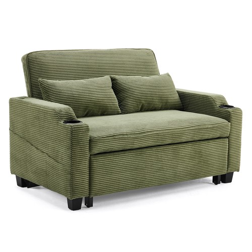 Seater sofa bed - 2, green
