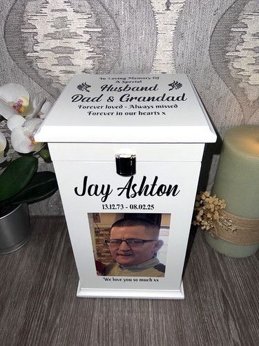 Ashes casket personalised urn - ashes,