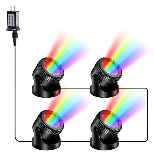Rgb underwater pond lights - underwater,