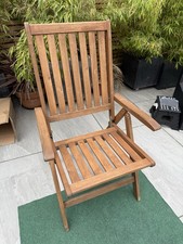 One Seater Wooden Deck Chair
