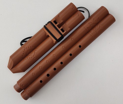 Printed drone flute - f#,