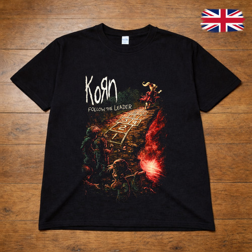 Korn inspired shirt follow - korn,
