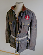 BELSTAFF  TOURMASTER TROPHY 1975  WAX MOTORCYCLE JACKET - MALENOTTI ERA SIZE L