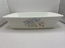 Vintage Pyrex Blue Iris Milk