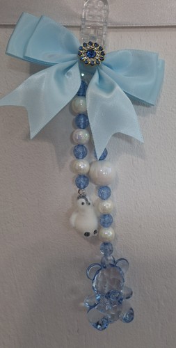 New blue boy - charm, with