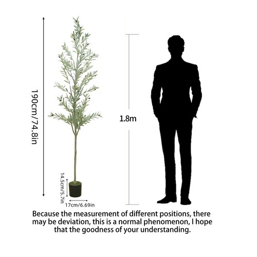 Large tall faux olive plants - tall,