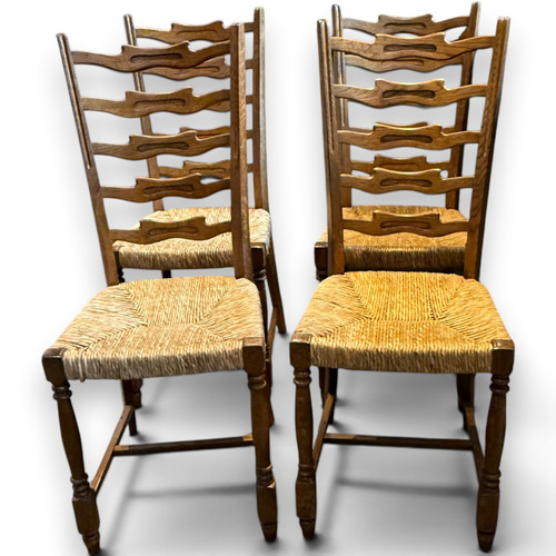 Set vintage oak - of,