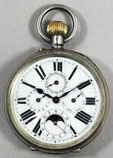 ANTIQUE 5 DIAL GOLIATH POCKET