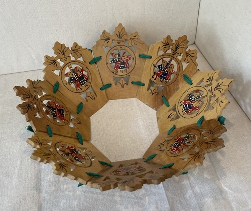 Vintage octagonal wooden fruit - octagonal,