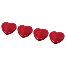 4PIECE SET WHITE HEART SHAPED FLOATING CANDLE IKEA FUKTIG 004.637.74 NEW
