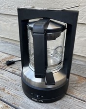 Krups KM 468 Moka Brew Steam Brewing Coffee Maker - Black