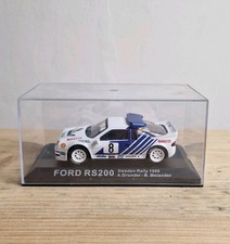 Deagostini Models 1:43 Scale Ford RS200 #8 Grundel Rally Sweden 1986