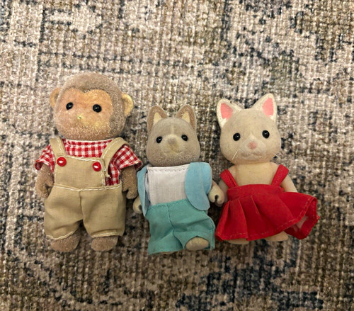 Sylvanian families flocked - families,