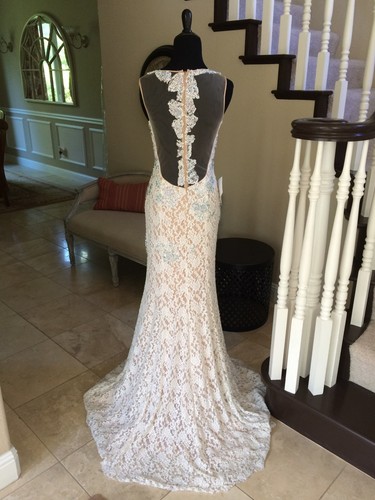 790 nwot ivory nude jovani - ivory/nude,