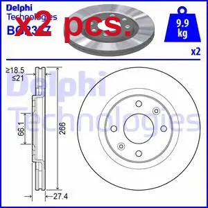 Pcs front brake disc - pcs,