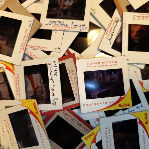 100 35mm slides - x,