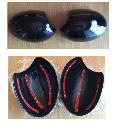 Gloss black mirror - mirror, covers