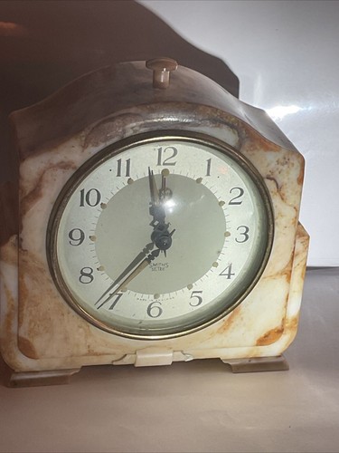 Marble bakelite art deco - , clock