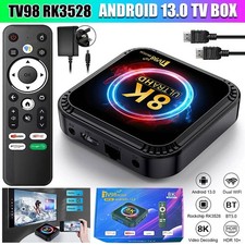 2025 Upgraded Smart Android 13 TV Box WIFI 8K HD Media Player Streamer Ultra HD