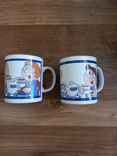 Tetley ceramic mugs - tetley, x