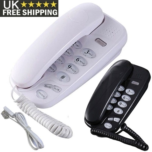 Wired telephone wall - wall, mounted