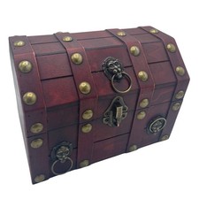 Large Red Wooden Treasure