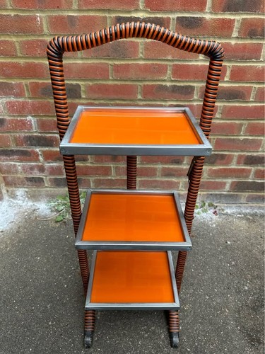 Art deco folding cake stand - folding,