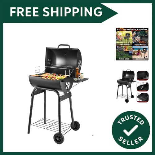 Charcoal bbq grill smoker - grill, with