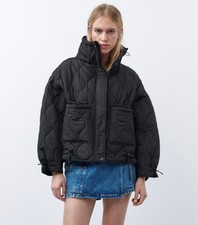 ZARA 2024 BLACK PADDED ONION