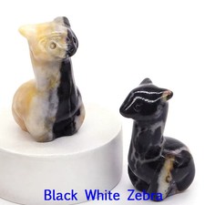 Alpaca Crystal Carving Natural