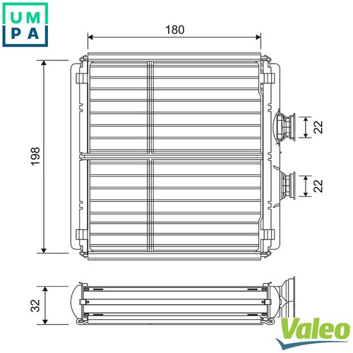 Heat exchanger interior - heat,