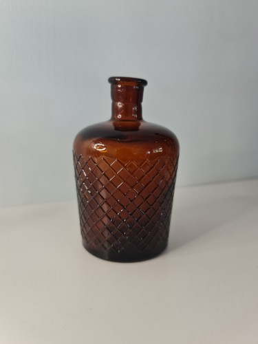 Vintage brown poison bottle - vintage,