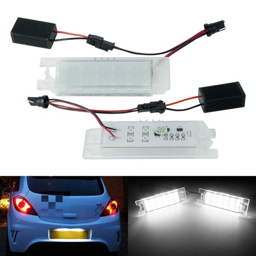 White led license - led, number