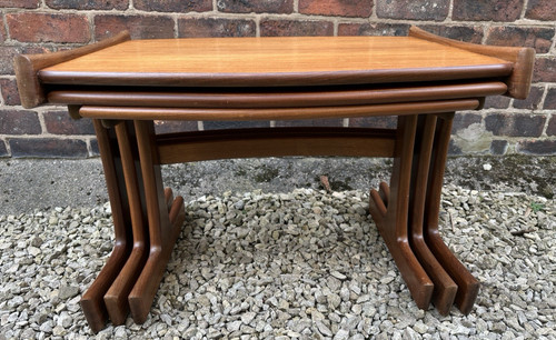 Plan nest tables teak mid - teak,
