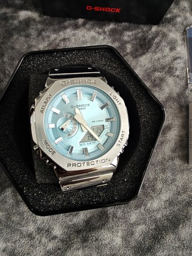Casio shock blue dial - casio,