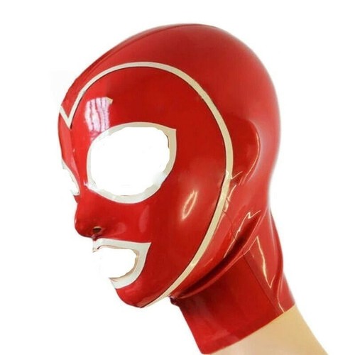 Red white latex rubber gummi - rubber,
