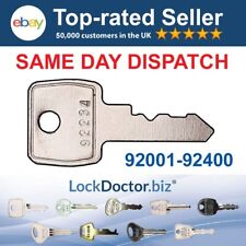 LockDoctor.Biz Silver Metal Filing Cabinet Replacement Key Range (92201 – 92400)