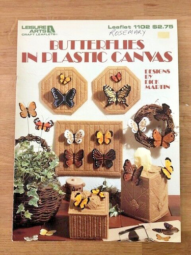 Butterflies plastic canvas - butterflies,