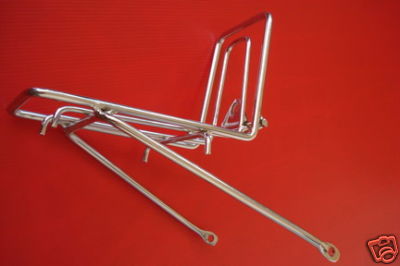 Chrome front rack carrier - chrome,