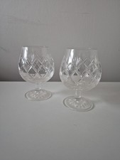 Edinburgh Crystal Brandy Glasses Pair