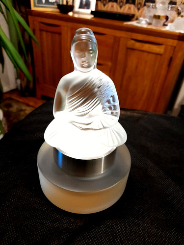 Lalique superb bouddha - lalique,