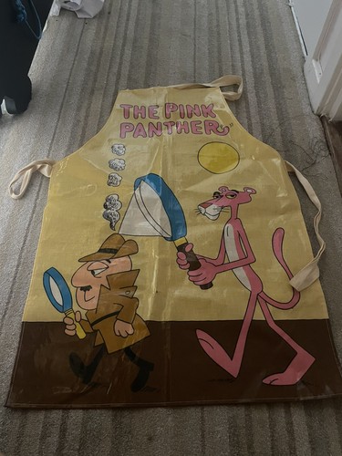 Vintage pink panther apron - vintage,