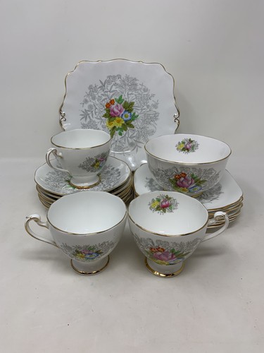 Vintage bone china tea set - bone,