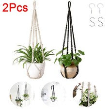 2Pcs Macrame Plant Hanger